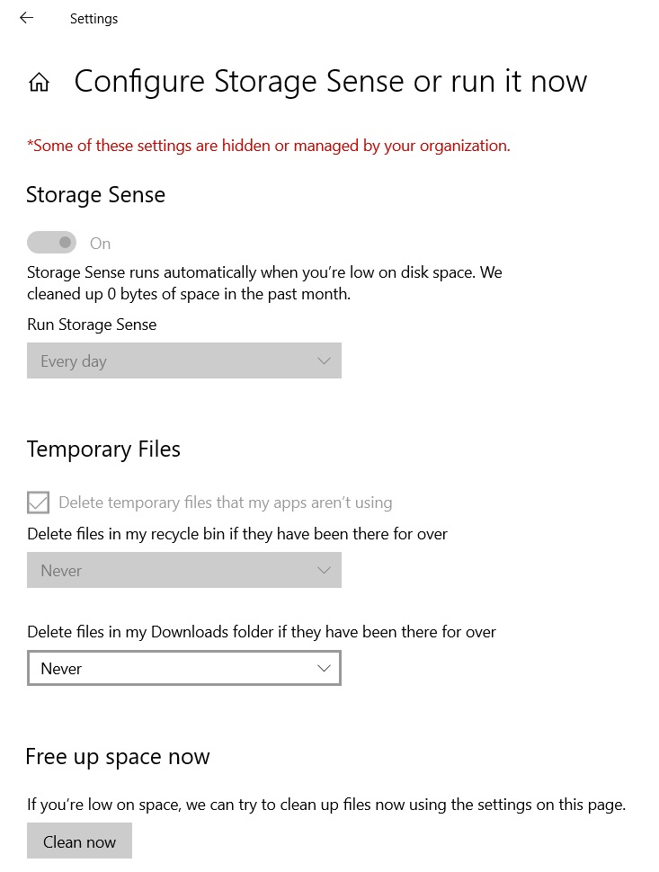 Windows 10 1903 - Storage Sense not working 173c8880-e028-4eae-be70-8a87f5adf15c?upload=true.jpg