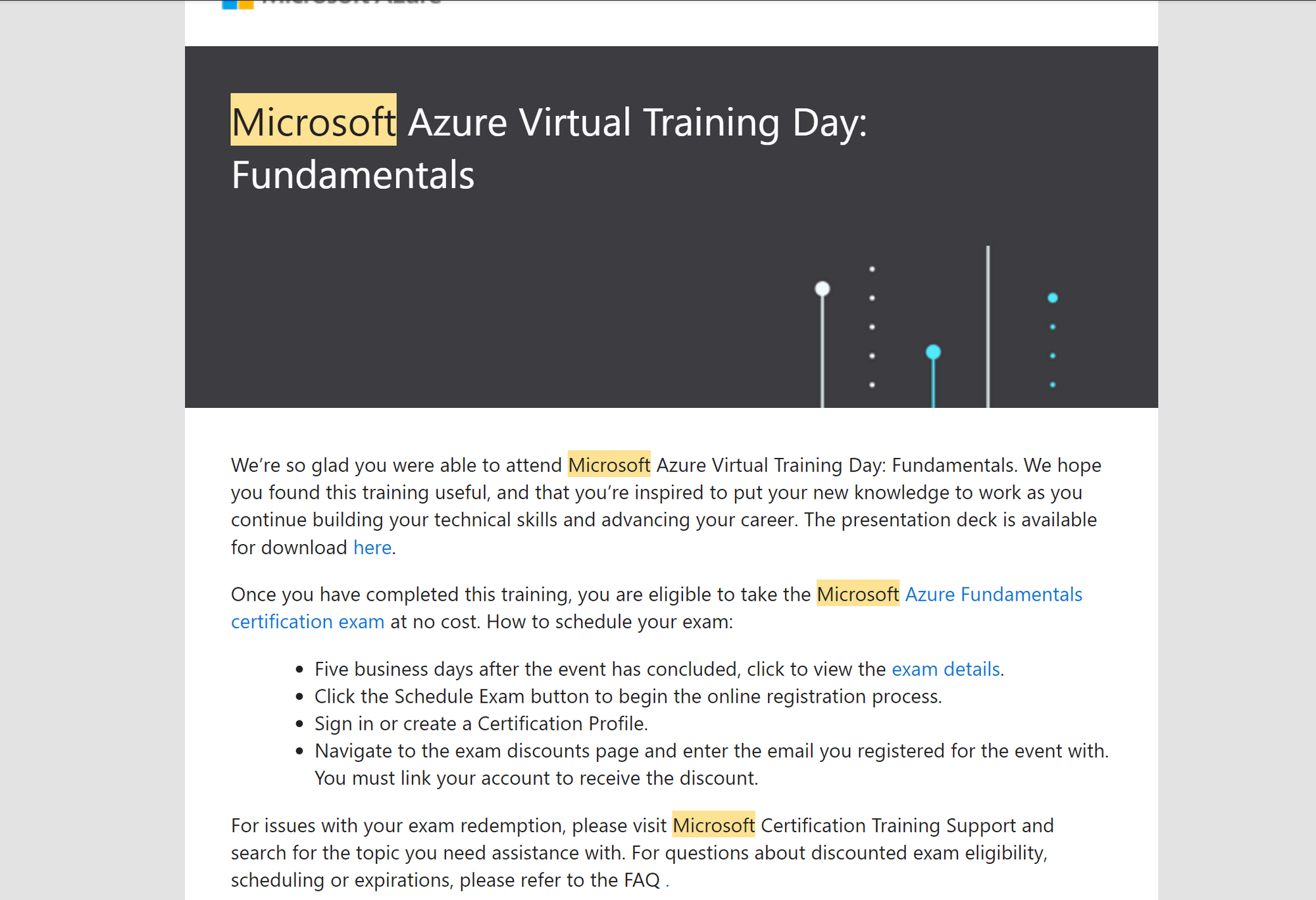 AZ 900 Fundamental1 and 2. Still no slides or Voucher? 1742022b-507b-4255-a083-d1b7d11c3d9a?upload=true.png