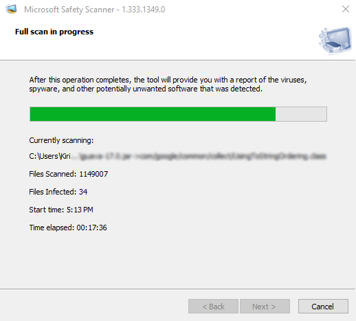 Microsoft safety scanner issue, not cleaning up infected files 1770fd5e-2700-4360-9c25-71dac634bd2f?upload=true.png