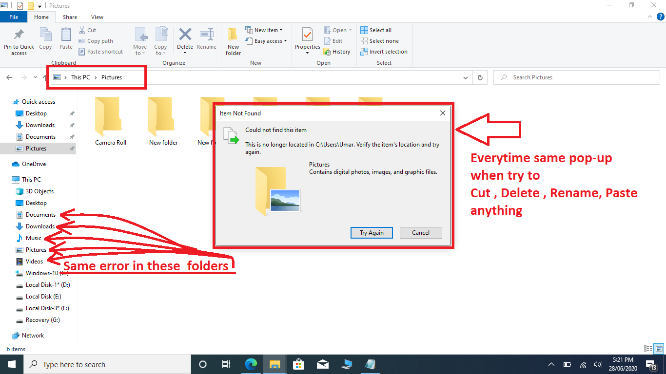 Unable to edit anything in user folder after window update 2004 177868cc-5f9e-4c5e-9da1-7befbb808cdb?upload=true.png