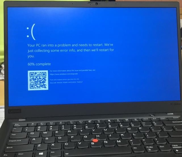 Blue screen after sleeping mode with stop code "win32k power watchdog timeout" 177aca57-4b30-4143-b9fa-dea18338a179?upload=true.jpg