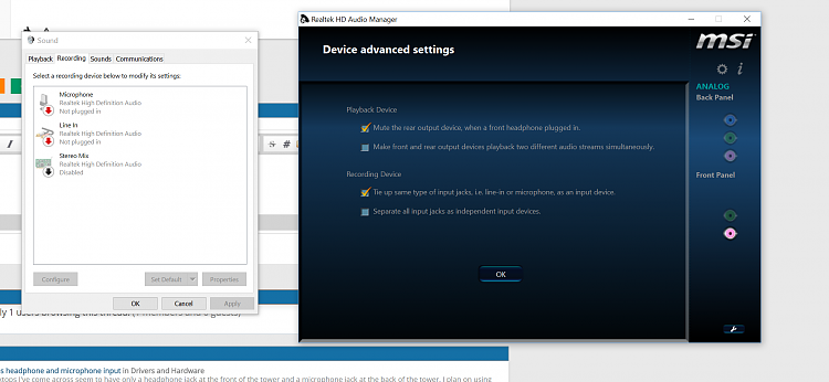 Microphone not working when headphone is plugged in. 179890d1520446992t-headphone-microphone-not-working-selected-cog.png