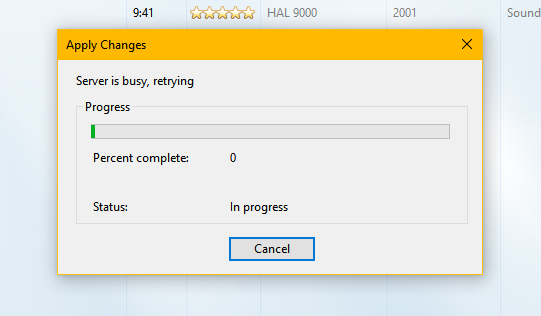 WMP "Apply media changes" will not run 17efc244-e881-46a0-ba36-0e1da2ea10c5?upload=true.png