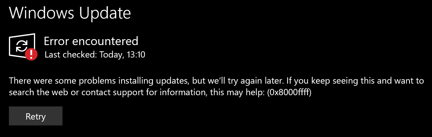 Unable to install updates after installing the 2004 update! 0x8000ffff 17f4f9c3-26cd-4d27-b512-f13f5bc1fcf9?upload=true.jpg