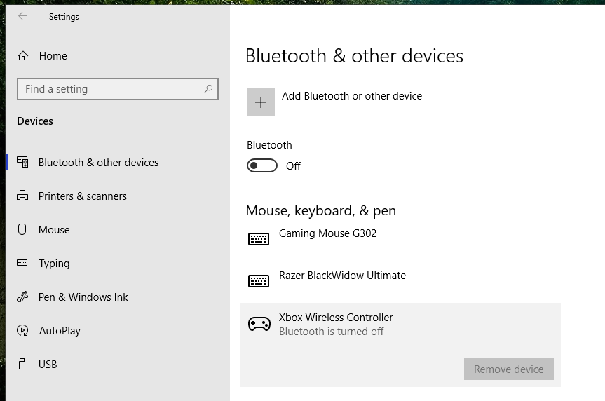 Cannot remove Bluetooth Dongle or XBOX Controller 17f894de-5acb-4139-ab4c-dc5139a2d558?upload=true.png