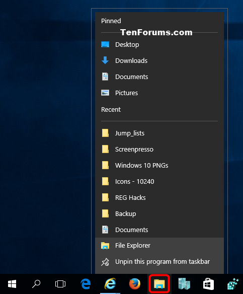 Explorer.exe crashing when I click on the explorer icon on the taskbar after recent updates 182716d1485953070t-add-recent-places-folders-file-explorer-taskbar-jump-list-recent_jump_list.png