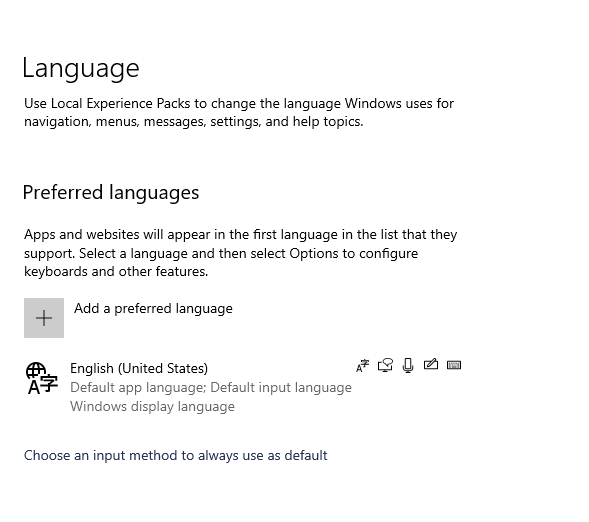 Multiple keyboards, but 1 language installed. 183a70a5-7c23-49da-9796-7a1171a444b1?upload=true.png
