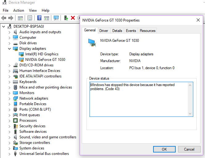 New PC Rebooting When Playing Diablo 4 - Hardware Failure Reported In Windows - Code Below... 185057d1523951591t-windows-10-nvidia-1030-code-43-a-code43.png