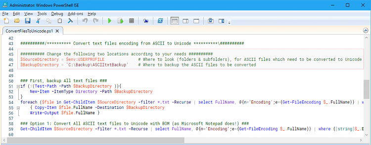 PowerShell 5.1 Parser Bug: Failure to Parse UTF-8 No BOM Script Containing Unicode Characters 189644d1526896161t-unreadable-non-ansi-characters-notepad-directories.png