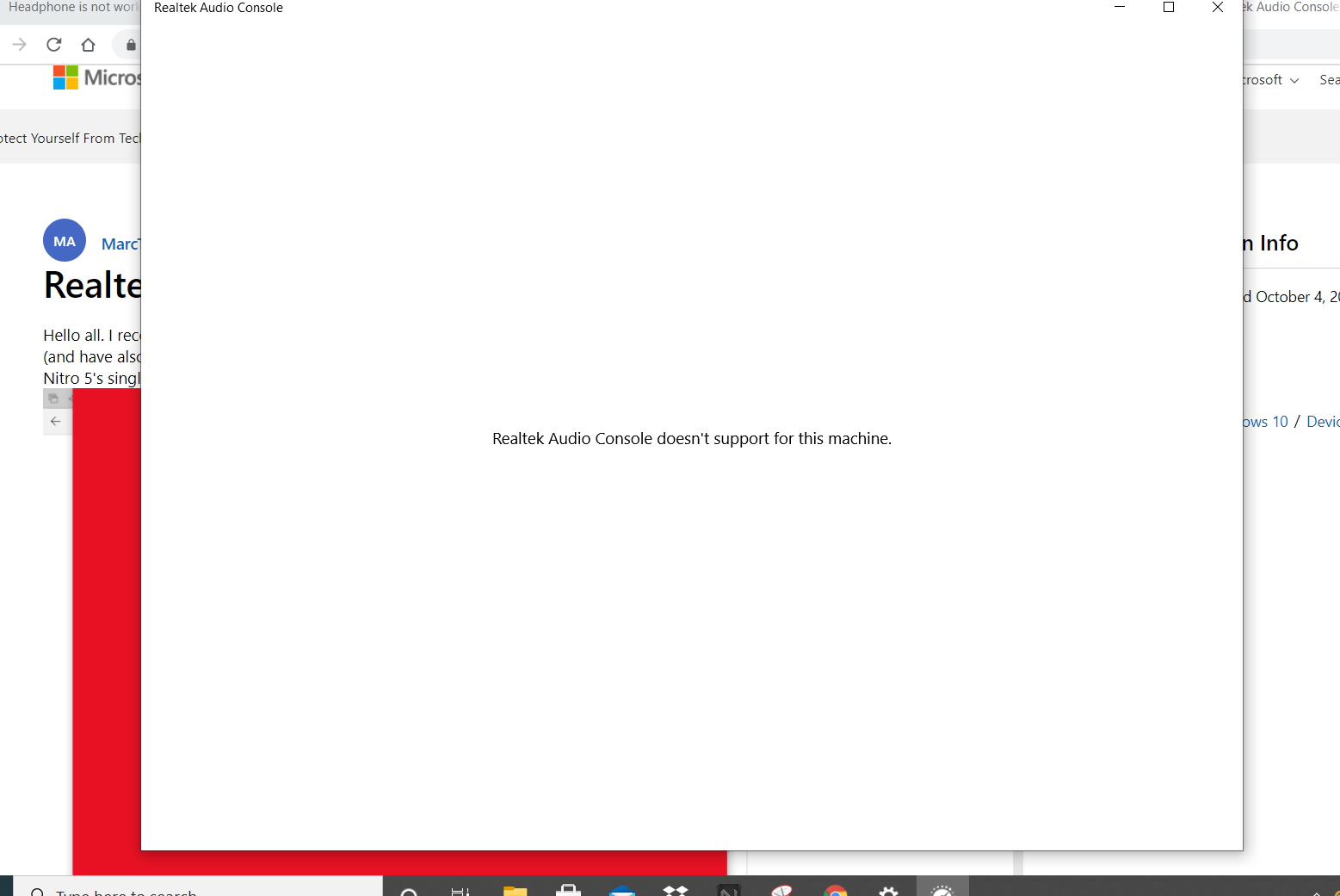 How do I fix realtek audio disappearing for my acer nitro 5 laptop? 18b8fe4b-dc24-4861-acc7-b930413dbd87?upload=true.png