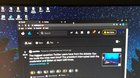 Every time I drag a tab to the edge of the monitor these grey diagonal lines appear - how... 18XPPEDLpJxeGrb9VQbvdoi71qUPf1Ucb4QKKVK0KuM.jpg