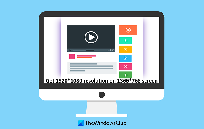 How to get 1920×1080 resolution on 1366×768 screen in Windows 10 1920x1080-resolution-on-1366x768-screen.png