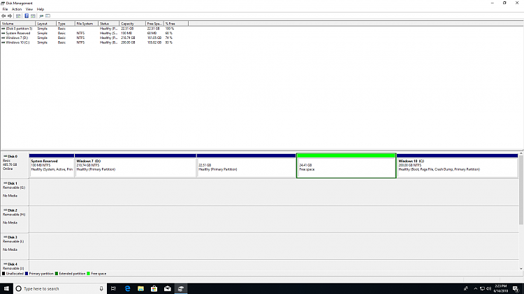 I have windows 7 and I got GRUB bootloader mistakenly how do I get back in windows 192252d1528986661t-make-windows-10-bootloader-override-windows-7-bootloader-grub-disk-management.png