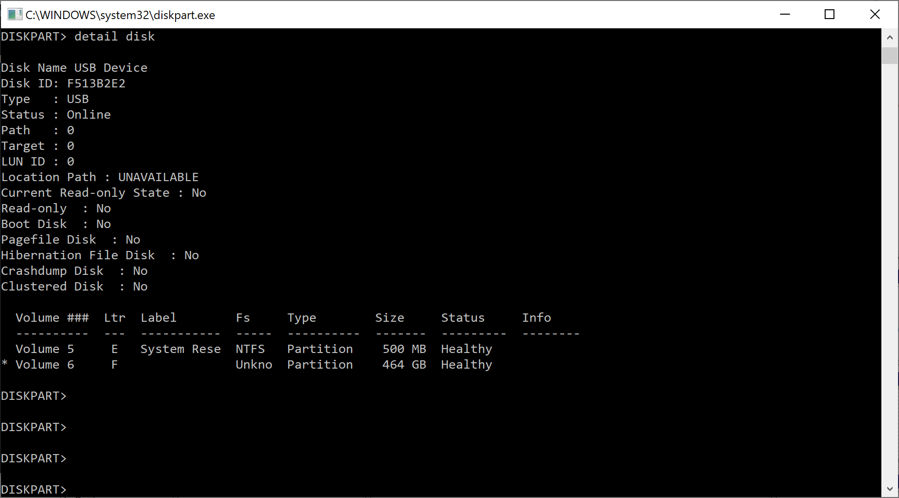 Is it possible to reset the filesystem on a partition/volume to NTFS without formatting? 192e527f-d0af-4d5b-be99-0a4e498d0fc0?upload=true.png