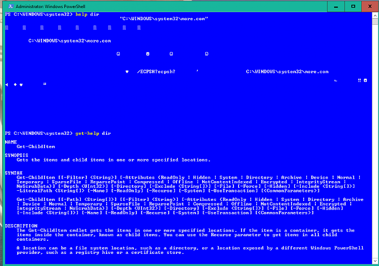 my setting is not working and my powershell admin is not working 195594d1531492523t-powershell-help-does-not-seem-work-pshelperror2.png