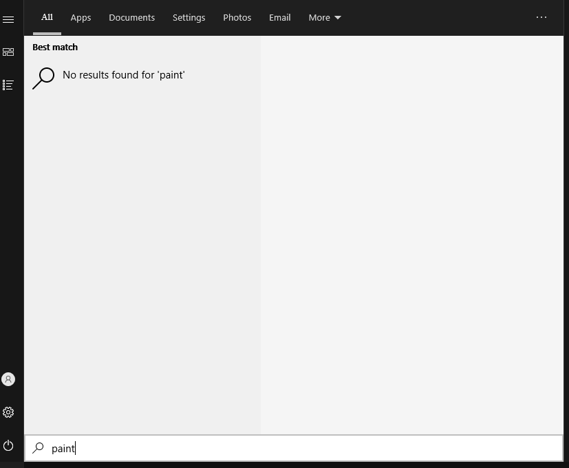 Start menu shortcuts and settings not appearing in start menu search 195b6e48-cd1f-45ea-83ae-c6f370171295?upload=true.png