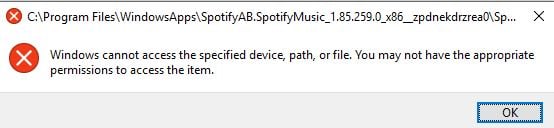 This App Cannot Open, Check the Store for more info about Spotify. 196733d1532273399t-spotify-fails-open-capture.jpg