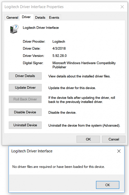 What is the meaning of Blue Question Mark in Device Manager and how to fix it? 199143d1534170935t-logitech-driver-interface-question-mark-device-manager-image.png