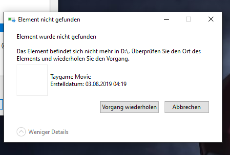 I can not get a file deleted? Item was not found? 1_big.png