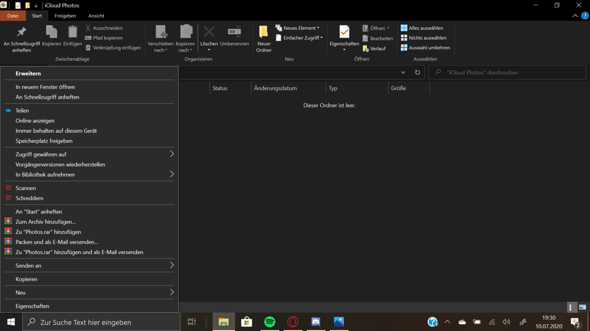 iCloud Photos on Windows 10 are displayed too often, how do you get rid of that? 1_big.png