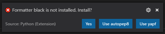Python Unexpected Token Syntax Error in Visual Studio Code 1_InstallBlack.png