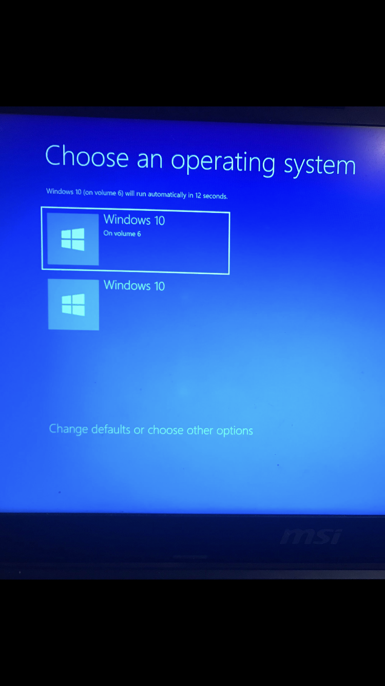 Removal of secondary Boot option? 1a293038-0cfb-4e53-9aeb-4e07d809ea63?upload=true.png