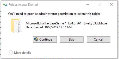 I am unable to delete the Gears5 installed folders and files 1a4cd74e-ada4-4356-ab3a-20707b137fb0?upload=true.jpg