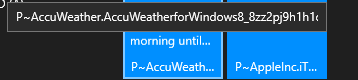 P-appname showing up, live tiles kind of work, but limited. Few possibly related issues. 1a5ca250-216d-4f84-9e1d-1c2008617096?upload=true.png
