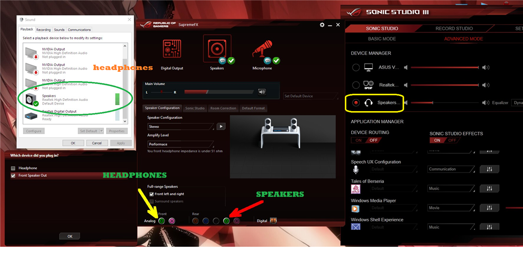 Both headset and speaker are detected as speaker in the system and I'm unable to switch... 1abdc272-2064-4836-b996-2b9ff067c5f3.png