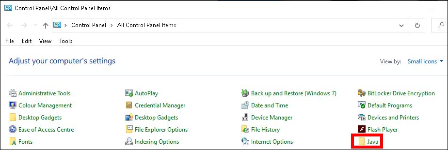 How to remove the dysfunctional JAVA entry from Control Panel ? 1af485ce-2d25-43c0-9c6a-43768dc88643?upload=true.jpg