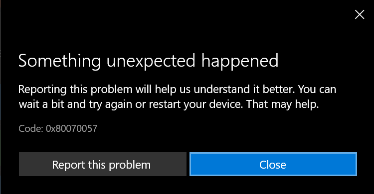 After update to 1809, created new user profile, still have broken Store 1b275c10-a1d5-46a0-8ecf-b635e2ed626d?upload=true.png