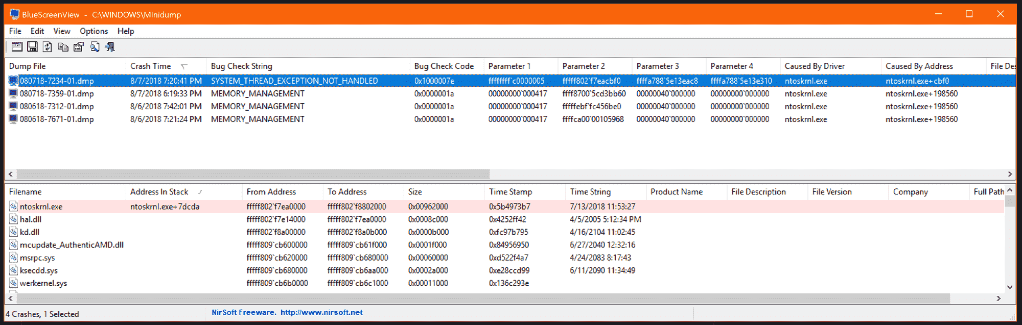 BSOD SYSTEM_THREAD_EXCEPTION_NOT_HANDLED caused by ntoskrnl.exe 1b33662f-ea76-48fb-8a0b-efec3a6415f9?upload=true.png