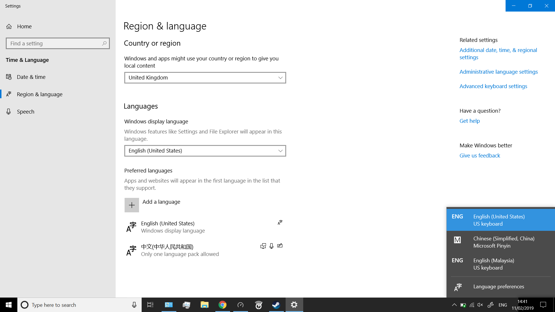 Languages on my computer keep changing. 1b6e2283-77c7-4d34-9516-8f5967091fd7?upload=true.png
