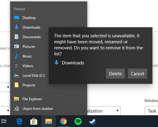 Jumplists not working 1ba93d41-d854-4cc3-9394-38befea6479a?upload=true.png
