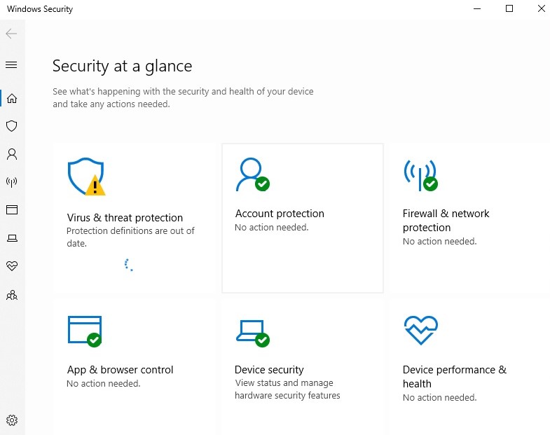 Virus & threat protection / Windows Defender update failed 1c1ed873-ec04-4e73-ba4f-248bb3db84e8?upload=true.jpg
