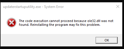 Windows Errors after Cloning Drive - missing ole32.dll -  Unable to restore 1c5d2900-d472-4961-89bd-2192ee8cab46?upload=true.png
