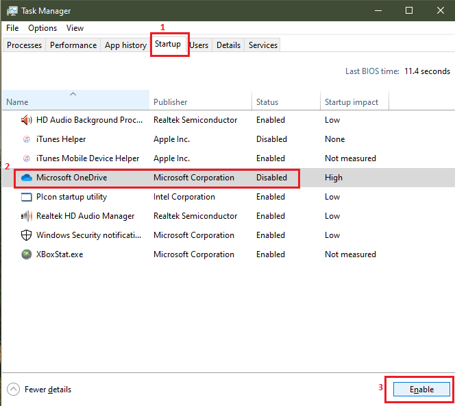 OneDrive not starting automatically when Windows starts 1c6367e0-6ddc-4cc9-a5b7-26d3daeb3e3c?upload=true.png