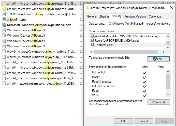 Windows 10 Home - Changing "TrustedInstaller" to "Administrator" to edit or remove items. 1c6648eb-00f6-4d90-a847-c7d3a6d898af?upload=true.jpg