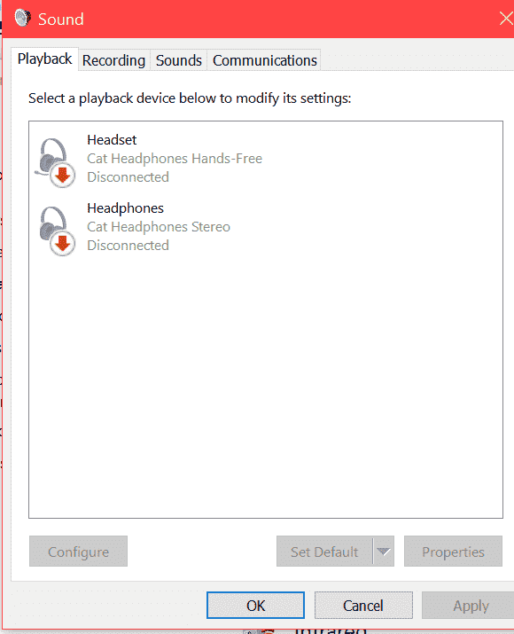 Internal Speakers not working
