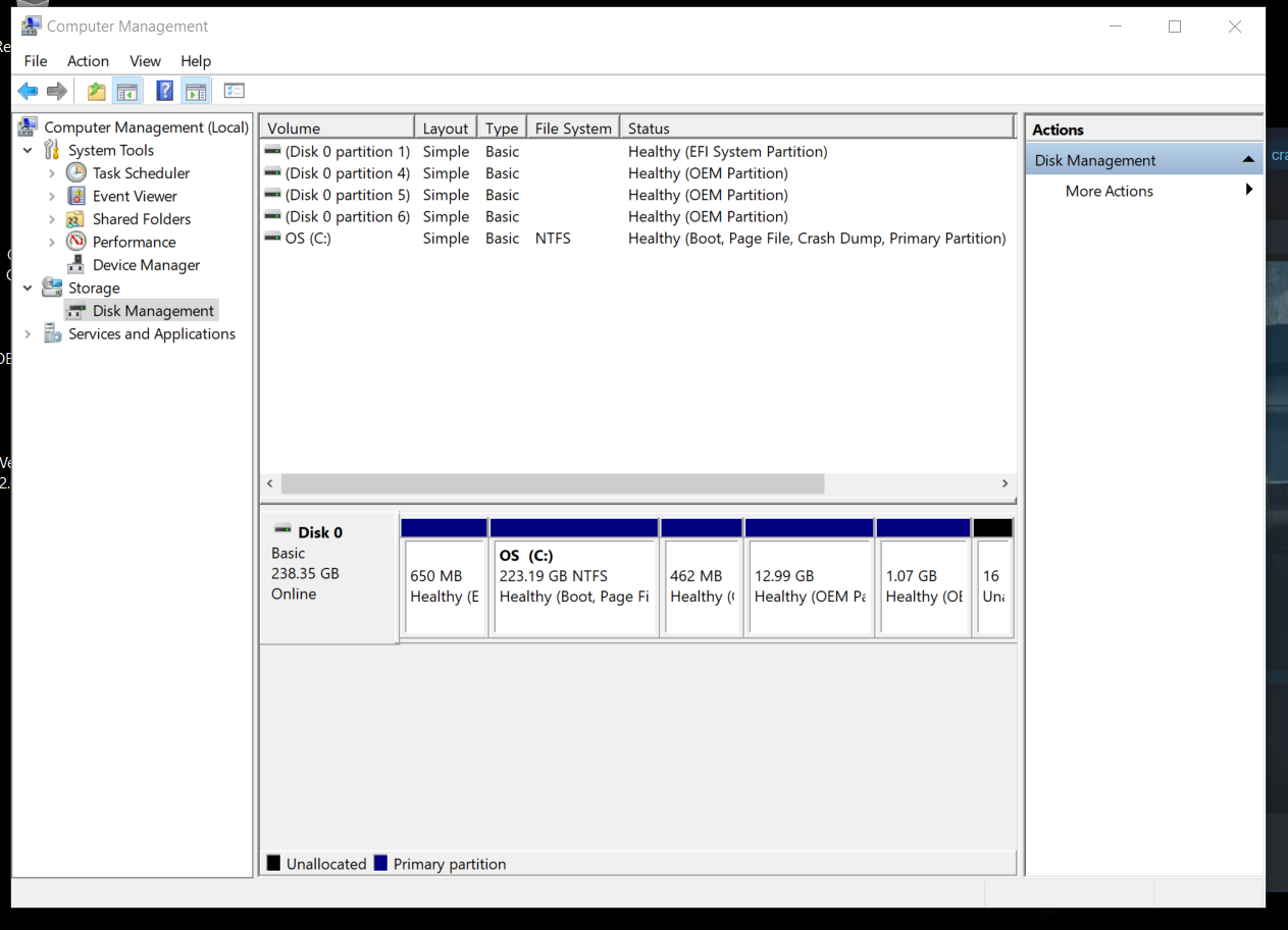 My D drive went completely missing. 1cb9b695-f219-4646-82c8-f40c987dd67d?upload=true.png