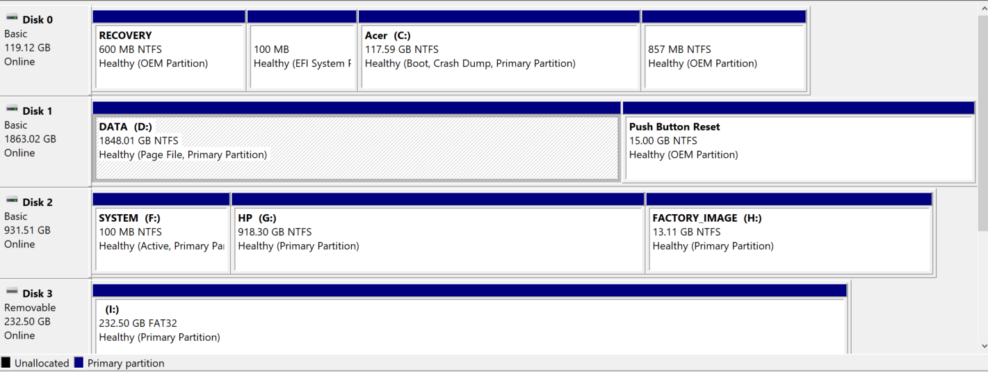 Windows 10 does not recognize D drive has 1.8 GB free but keeps saying C is full (which it... 1cbee6c9-0ee5-4e30-82ae-b589e0cb78b7?upload=true.png