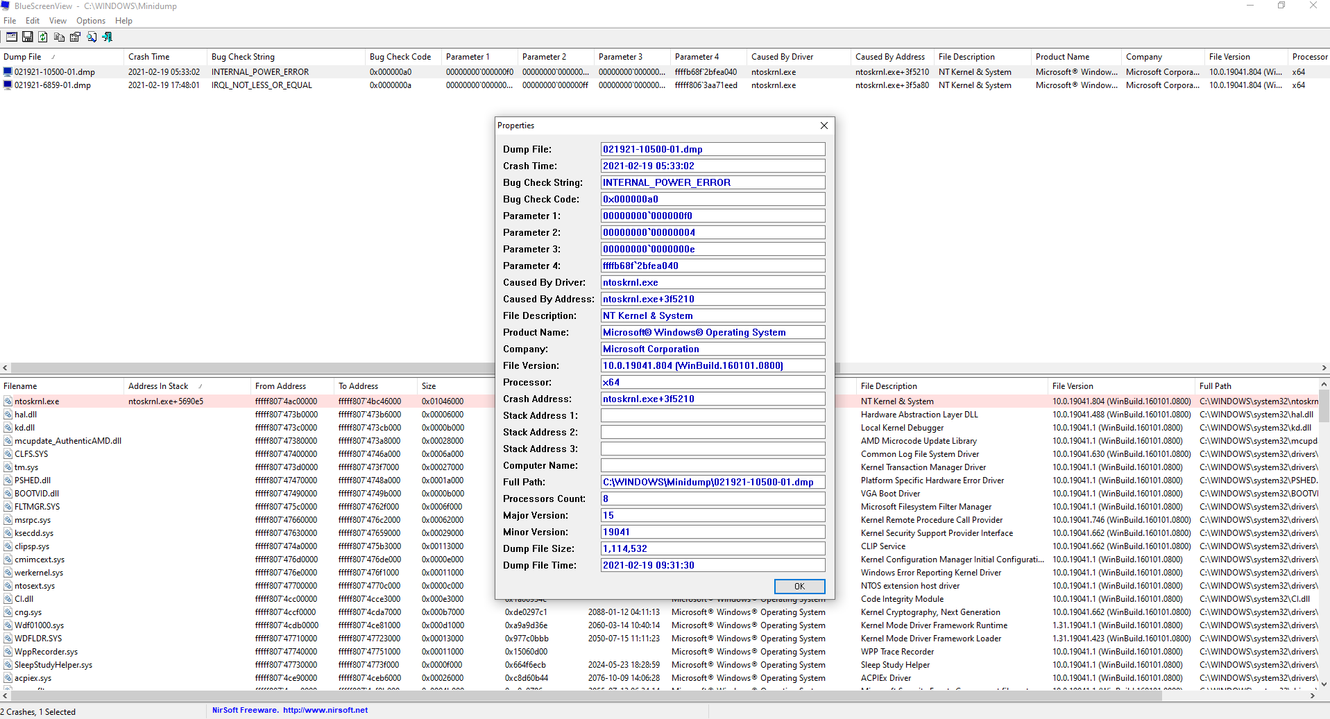 Been getting these BSODs 1cdc3eaa-0229-4ba5-ae92-fe368ecdf3c8?upload=true.png
