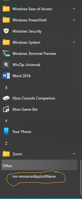 Get rid of msResource:ApplistName and get back normal people app 1d2dddc4-0072-437e-bf44-eaa8706f29fc?upload=true.png