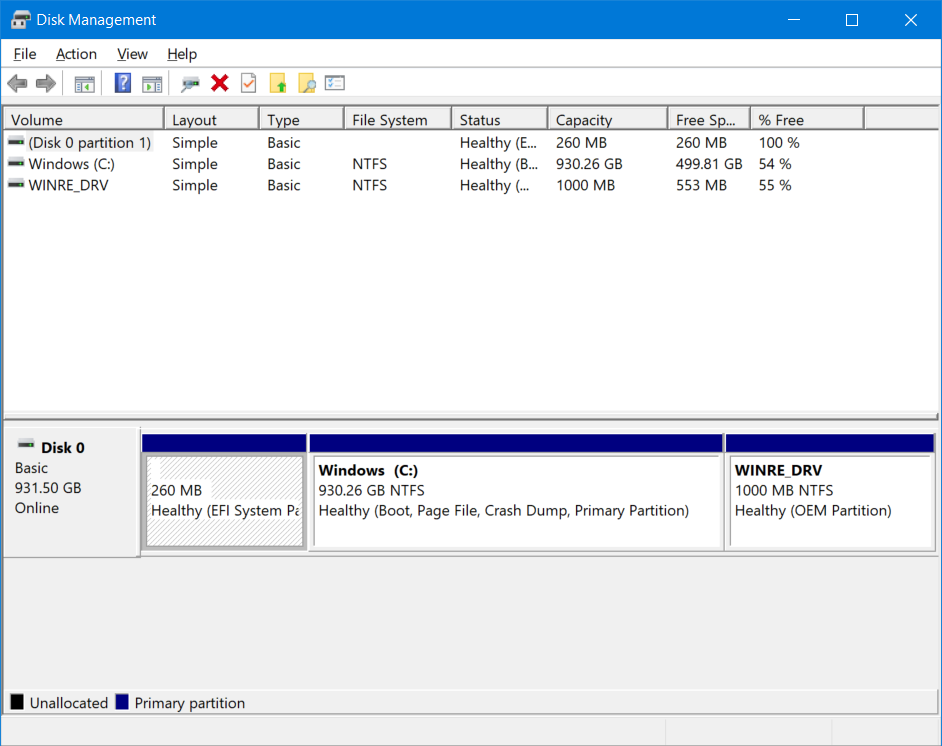 No visibility or access to one of my partitioned drives D: after recent Windows update 1d63b9f1-a591-44f3-87a2-31244e907c3c?upload=true.png