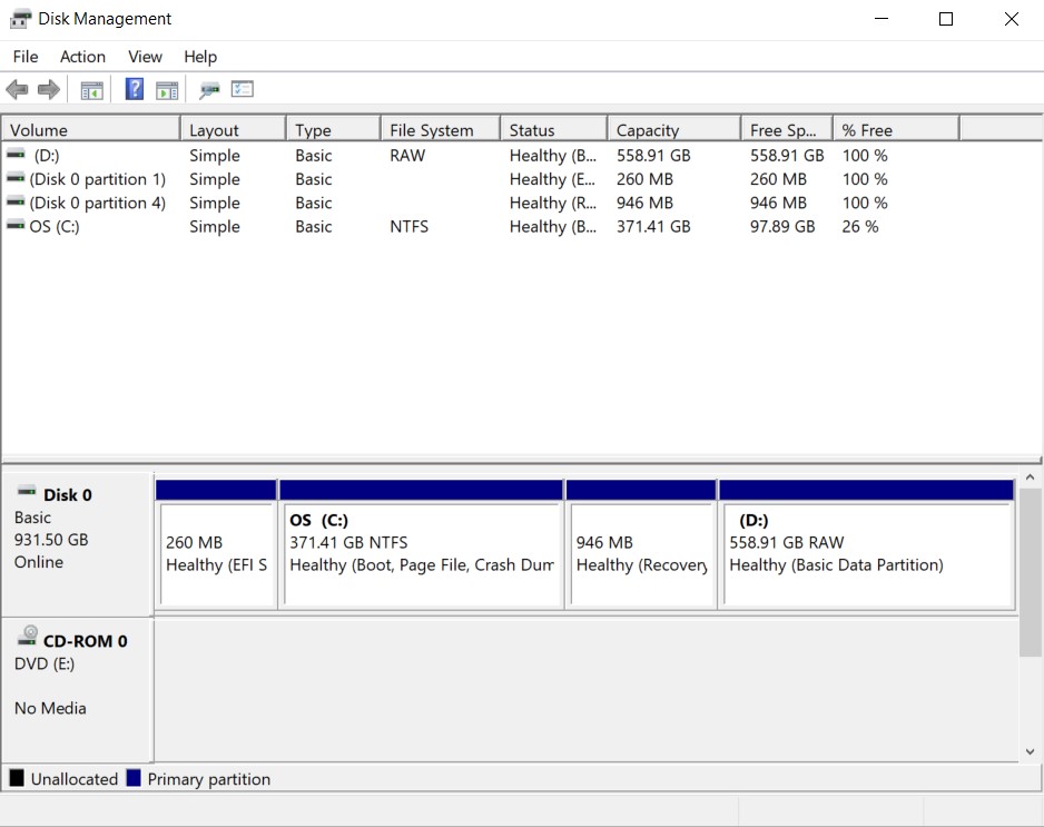 The computer suddenly works very slow, and now D drive cannot be opened. 1d787340-7458-4e12-96ba-241e844fb629?upload=true.jpg