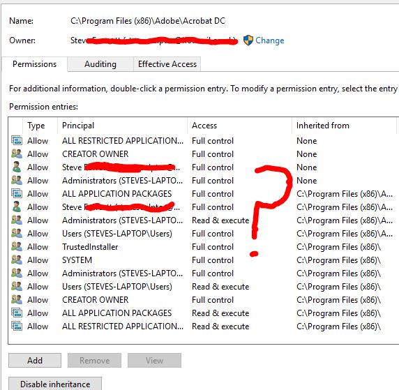 File deletion, change permissions . .so complicated 1db7877e-973d-4101-a2df-f9c92561e3ed?upload=true.jpg