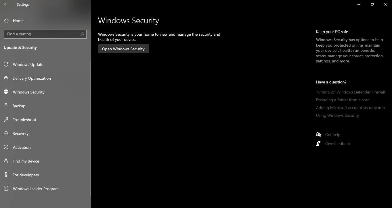 Windows Defender Not Working/Showing Options to enable Real Time Protection/Not restarting 1e0867db-13fb-43d7-81ec-946ea127396e?upload=true.png