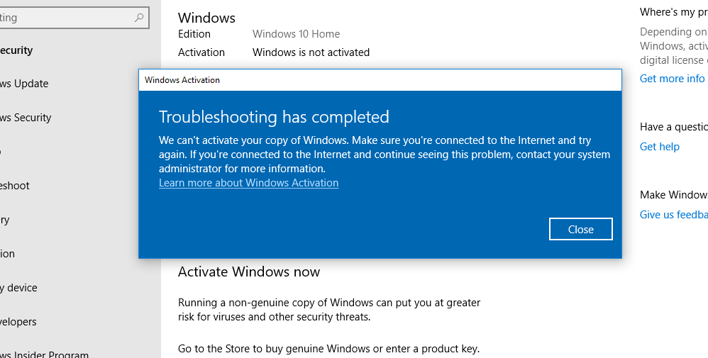 Trying to activate windows 10 need product key 1e353a87-200a-45e5-be65-f1b86d309961?upload=true.png