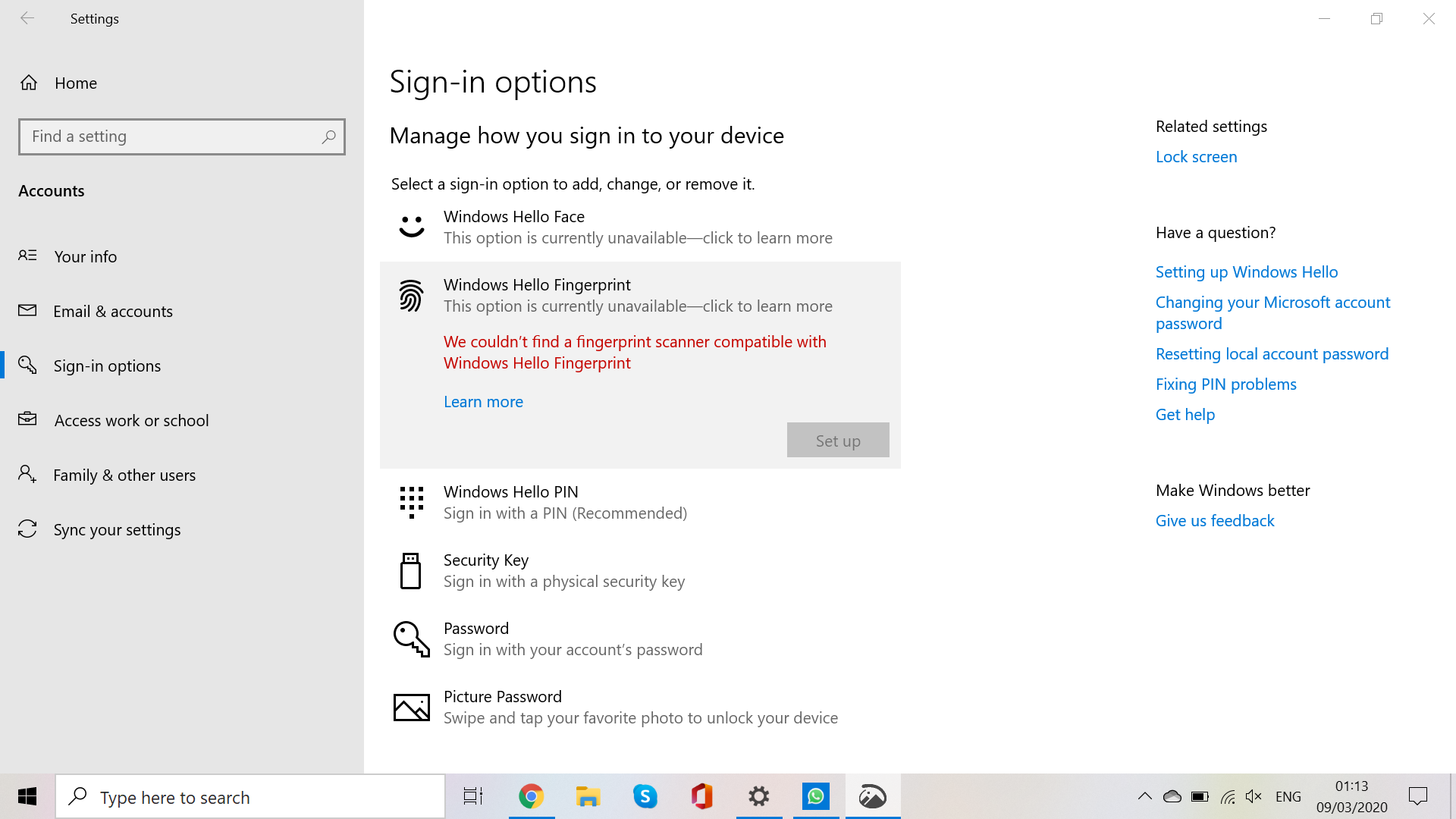 Finger print option not recognised 1e62de33-ccd6-449b-869d-3df3a28adca3?upload=true.png