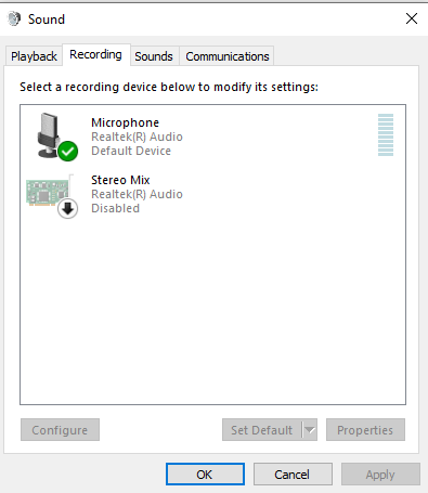 Microphone on headset not being used on PC while webcam microphone is being used instead. 1eca106f-4d4d-46f3-8f47-395bec2871f3?upload=true.png